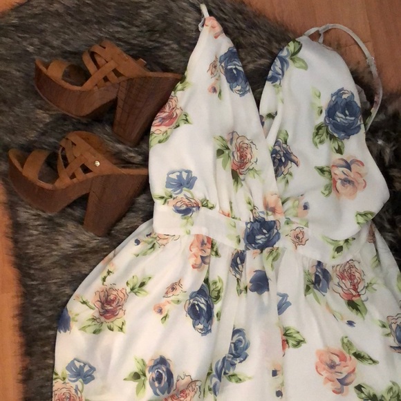 Audrey 3+1 floral ROMPER - Picture 2 of 4